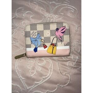 Louis Vuitton Damier Azur 2017 Animation Zippy Coin card Purse